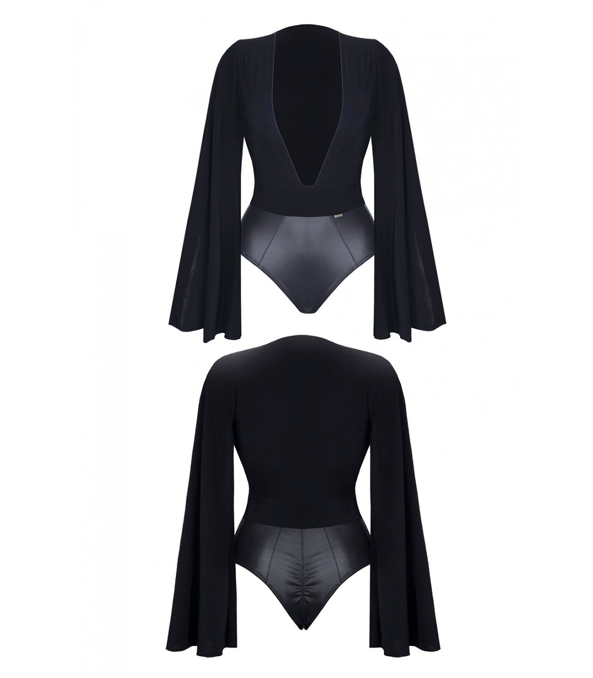 ALEXIS BODY CON MANGA ANCHA NEGRO L - Imagen 7