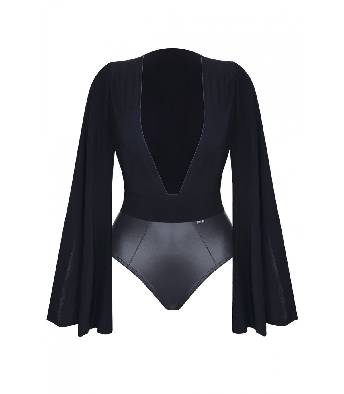 ALEXIS BODY CON MANGA ANCHA NEGRO L