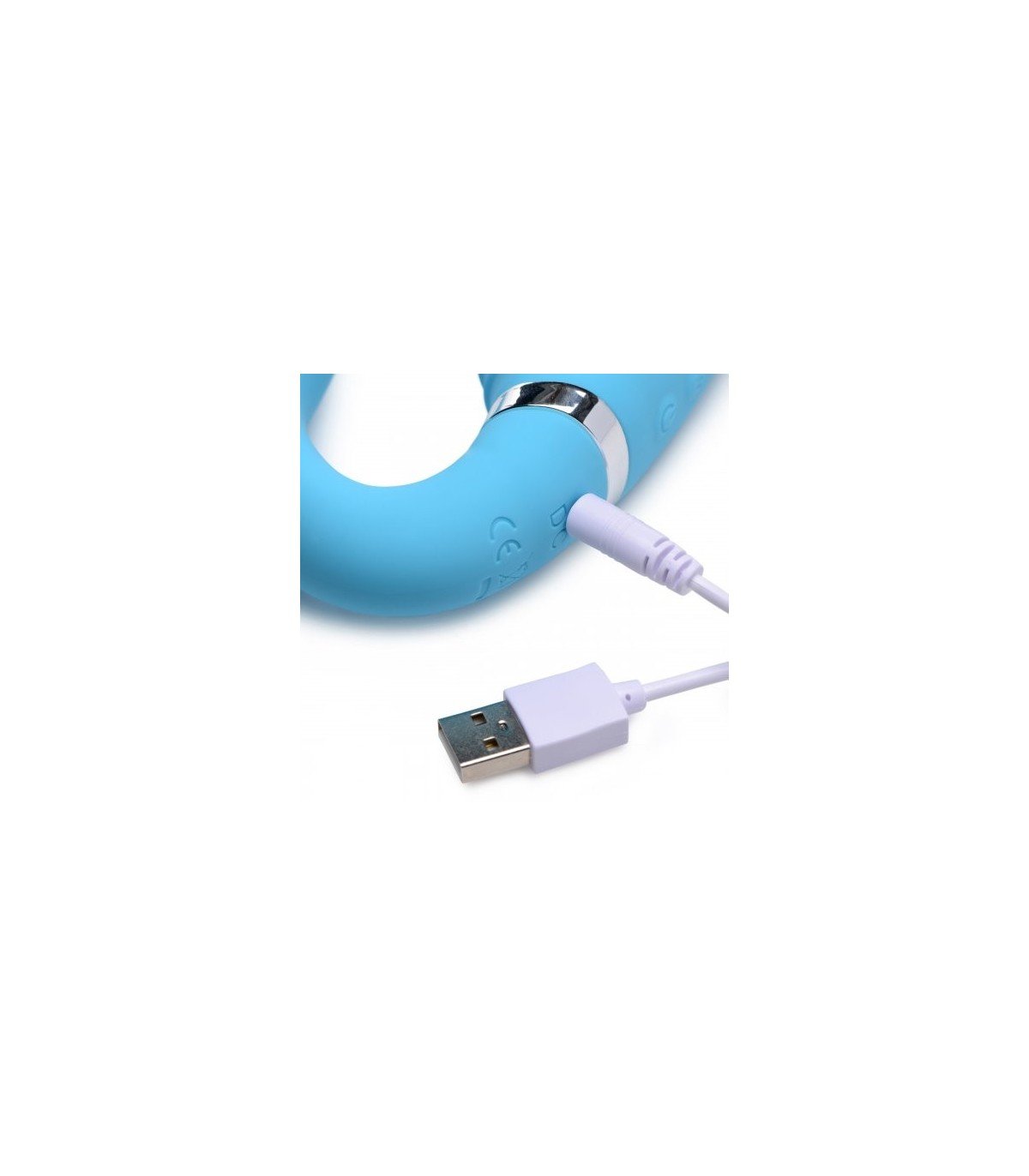 ARNÉS DOBLE SILICONA USB C/ MANDO AZUL - Imagen 6