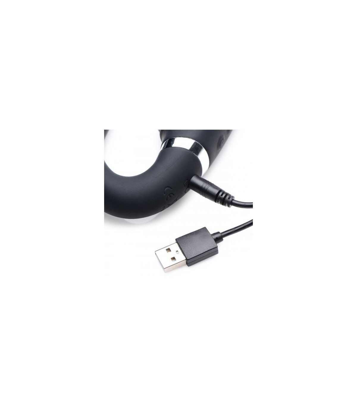 ARNÉS DOBLE SILICONA USB C/ MANDO NEGRO - Imagen 6