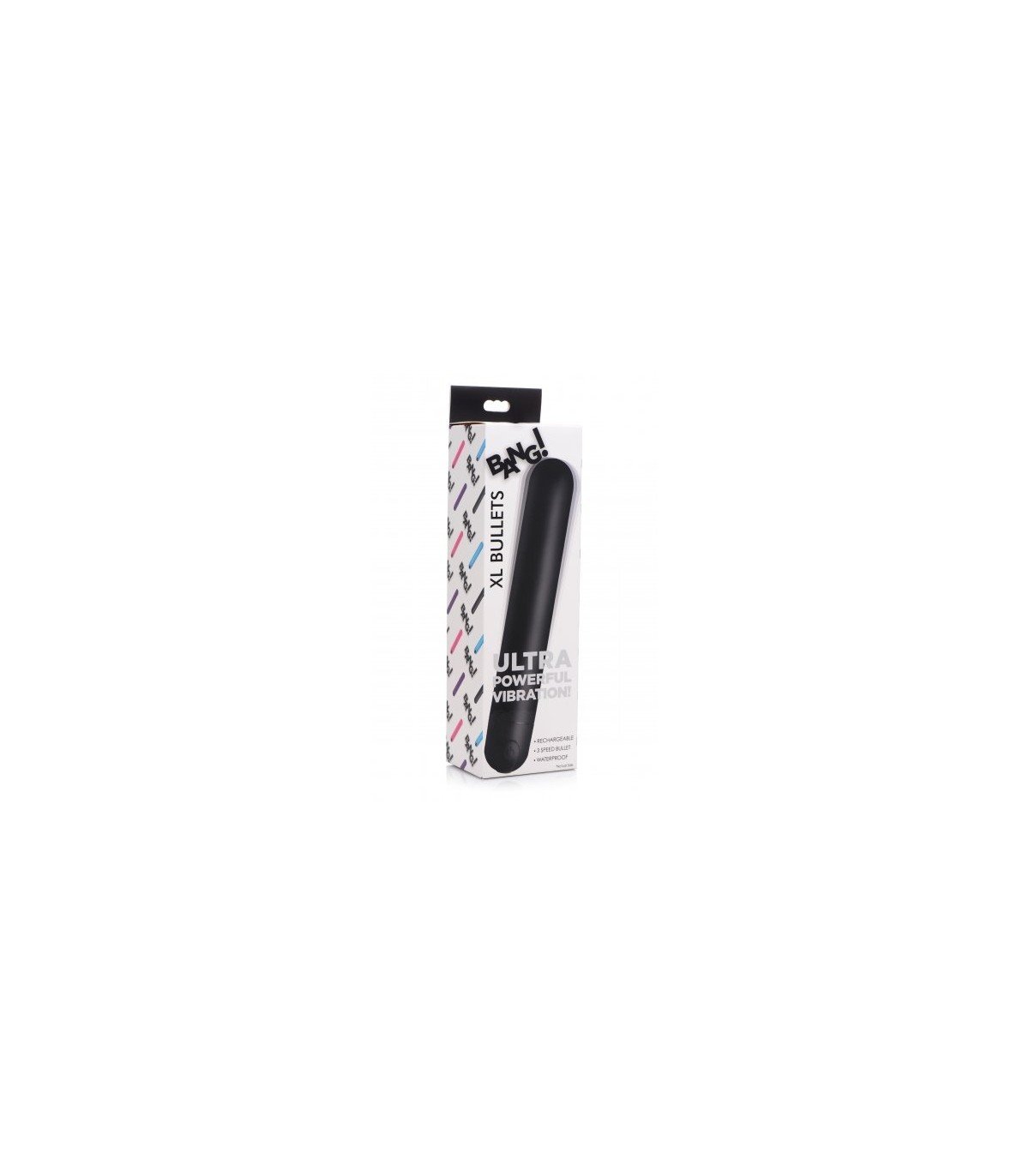 BALA VIBRADORA XL USB NEGRA - Imagen 2