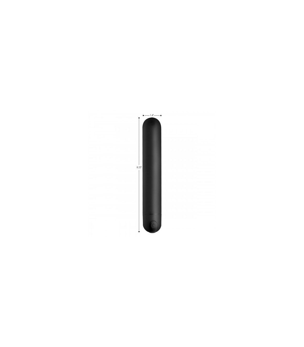 BALA VIBRADORA XL USB NEGRA - Imagen 3
