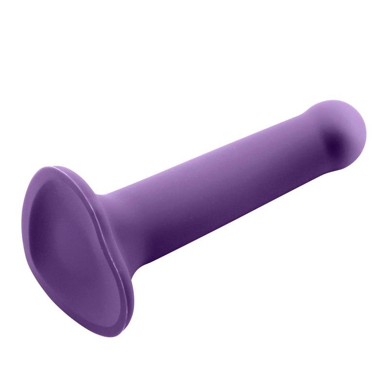 Bouncy Dildo Silicona Líquida Hiper Flexible 7 - 18 cm Talla M Púrpura - Imagen 5