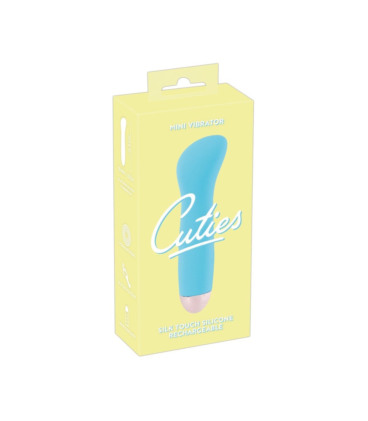 CUTIES MINI VIBRADOR AZUL - Imagen 7