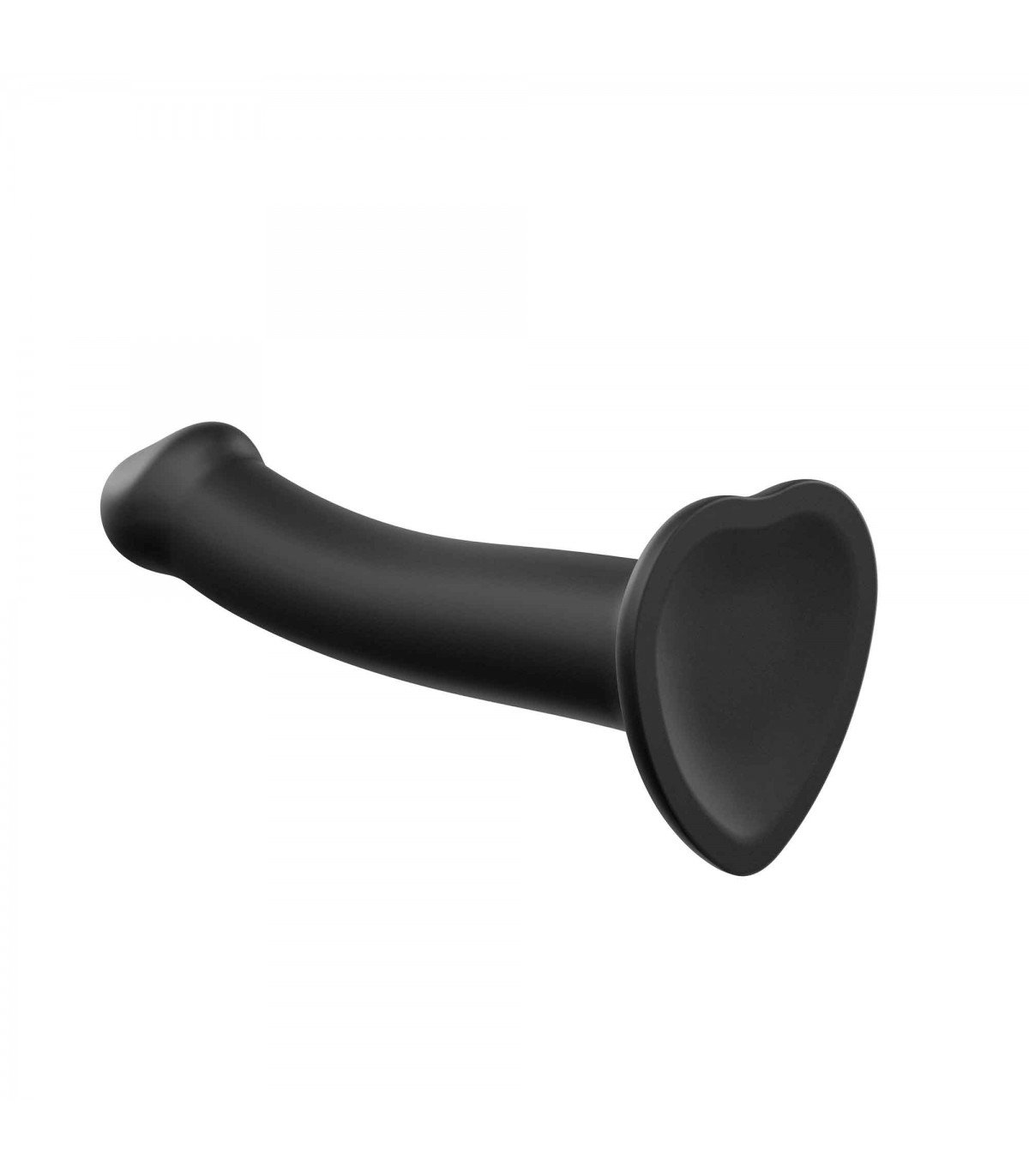 DILDO C/VENTOSA APTO ARNÉS DUAL DENSITY FLEXIBLE NEGRO XL - Imagen 4