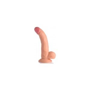 DILDO REALÍSTICO C/ TESTÍCULOS 19 CM FLESH