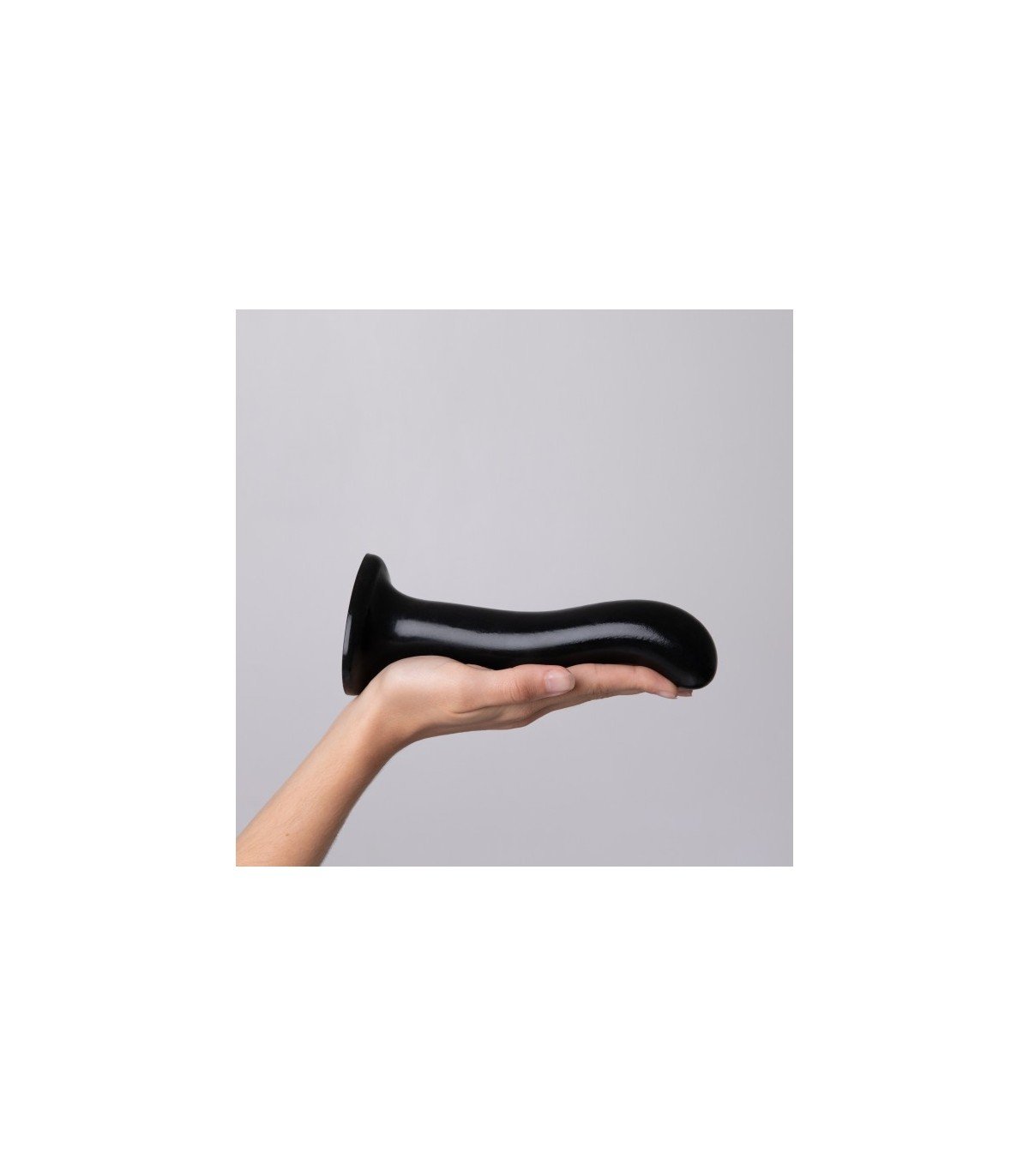 DILDO SILICONA ESTIMULADOR PUNTO P/G NEGRO L - Imagen 4
