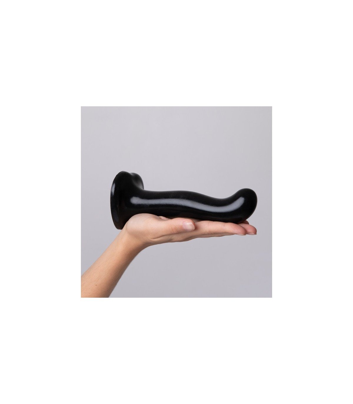 DILDO SILICONA ESTIMULADOR PUNTO P/G NEGRO S - Imagen 3