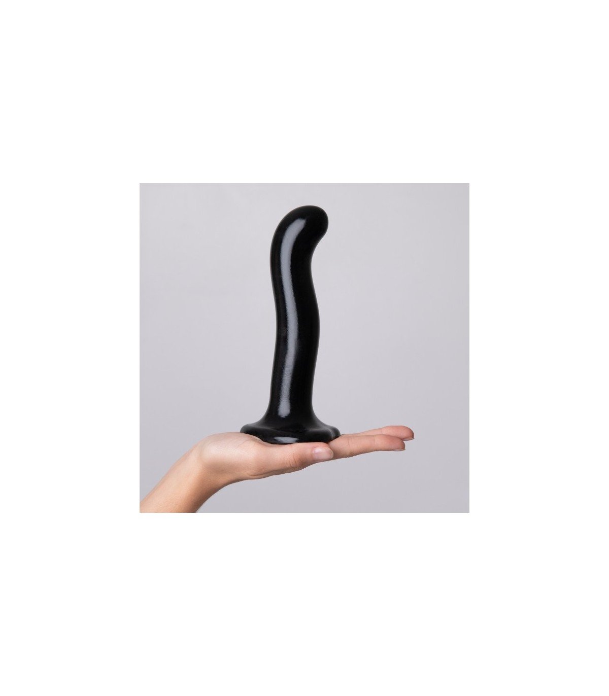 DILDO SILICONA ESTIMULADOR PUNTO P/G NEGRO XL - Imagen 4