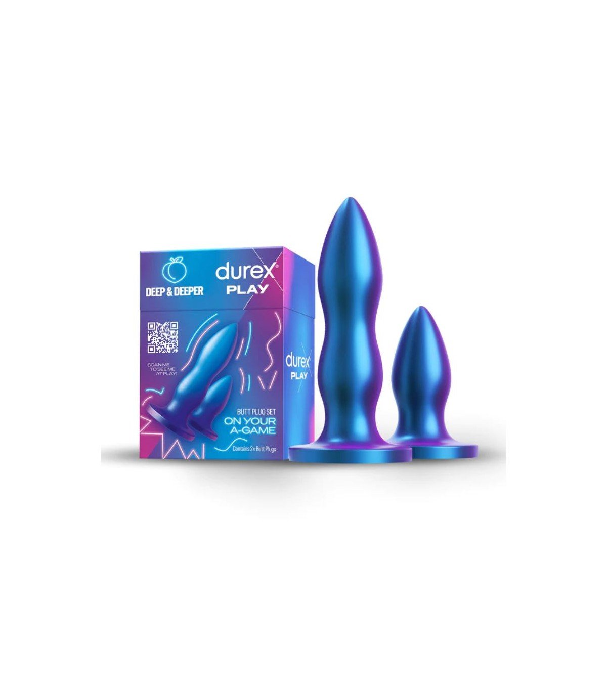 DUREX BUTT PLUG SET DEEP & DEEPER