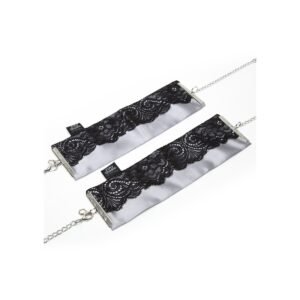 FIFTY SHADES PLAY NICE SATIN & LACE WRIST CUFFS