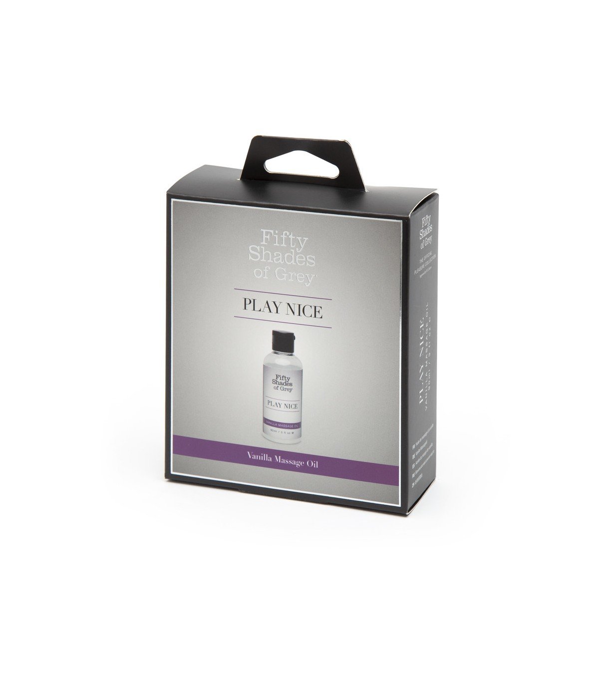 FIFTY SHADES PLAY NICE VANILLA MASSAGE OIL 90ML - Imagen 3