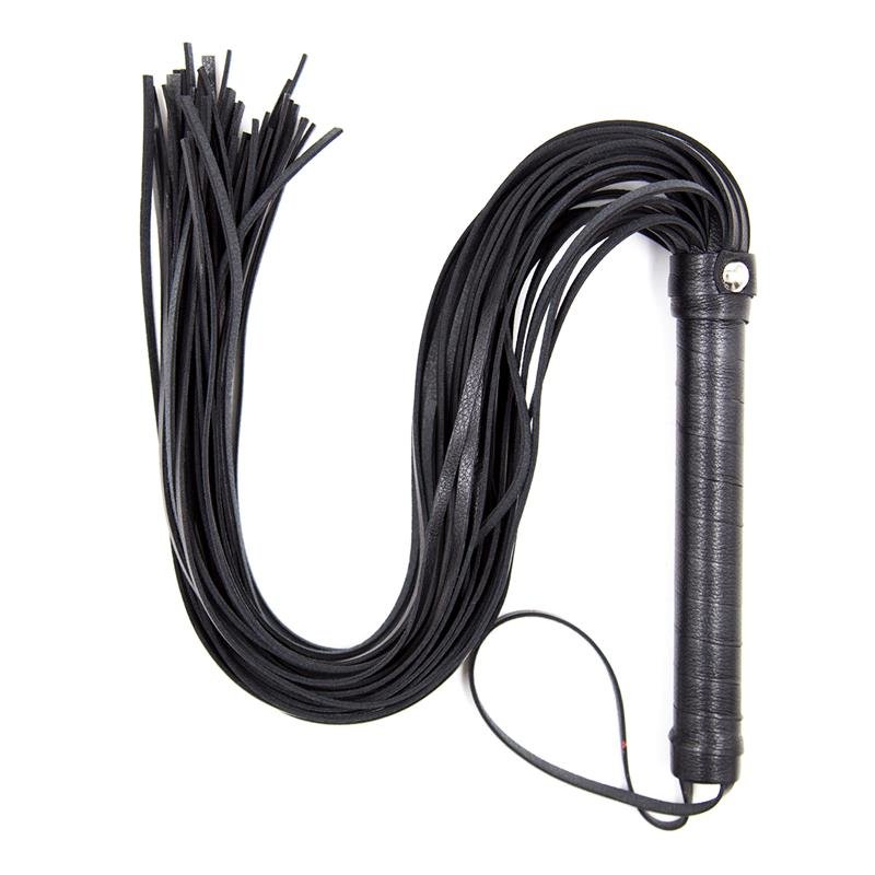 Flogger Mango de Metal 69 cm Negro - Imagen 3