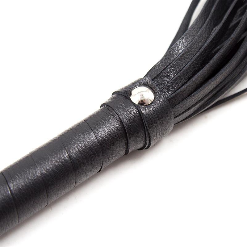 Flogger Mango de Metal 69 cm Negro - Imagen 4