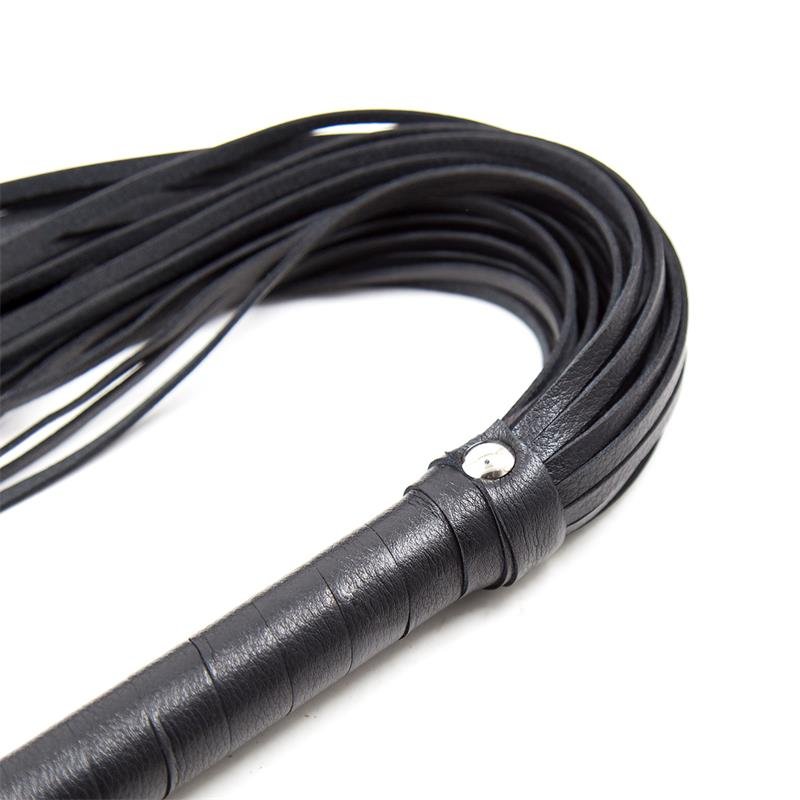 Flogger Mango de Metal 69 cm Negro - Imagen 6