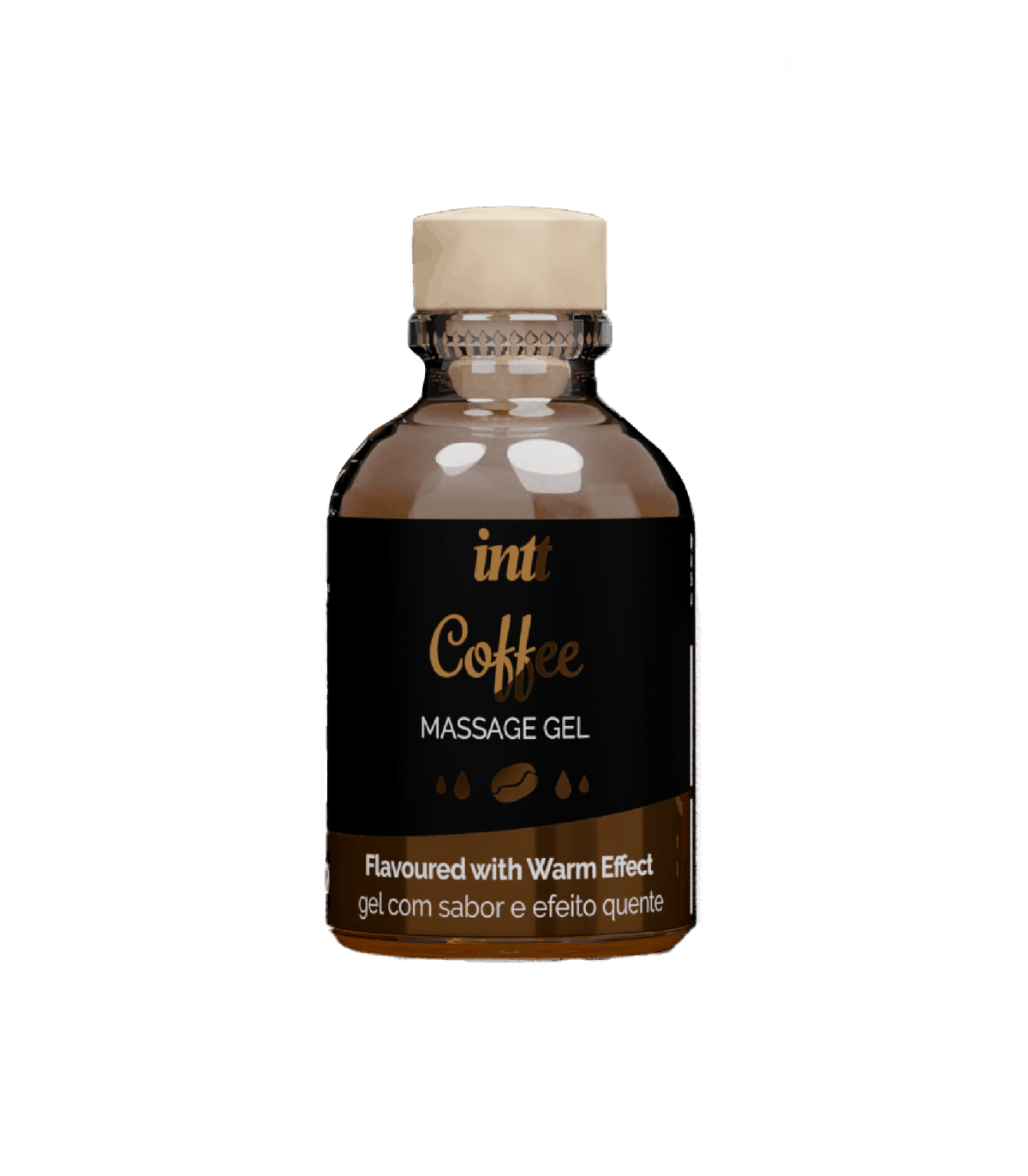 INTT GEL MASAJE EFECTO CALOR CAFÉ 30 ML - Imagen 2