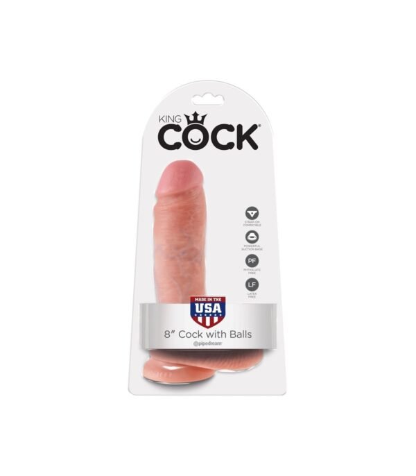 KING COCK PENE REALÍSTICO 8 (20 CM)"
