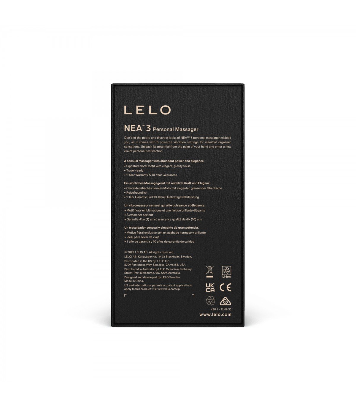 LELO NEA 3 NEGRO - Imagen 5