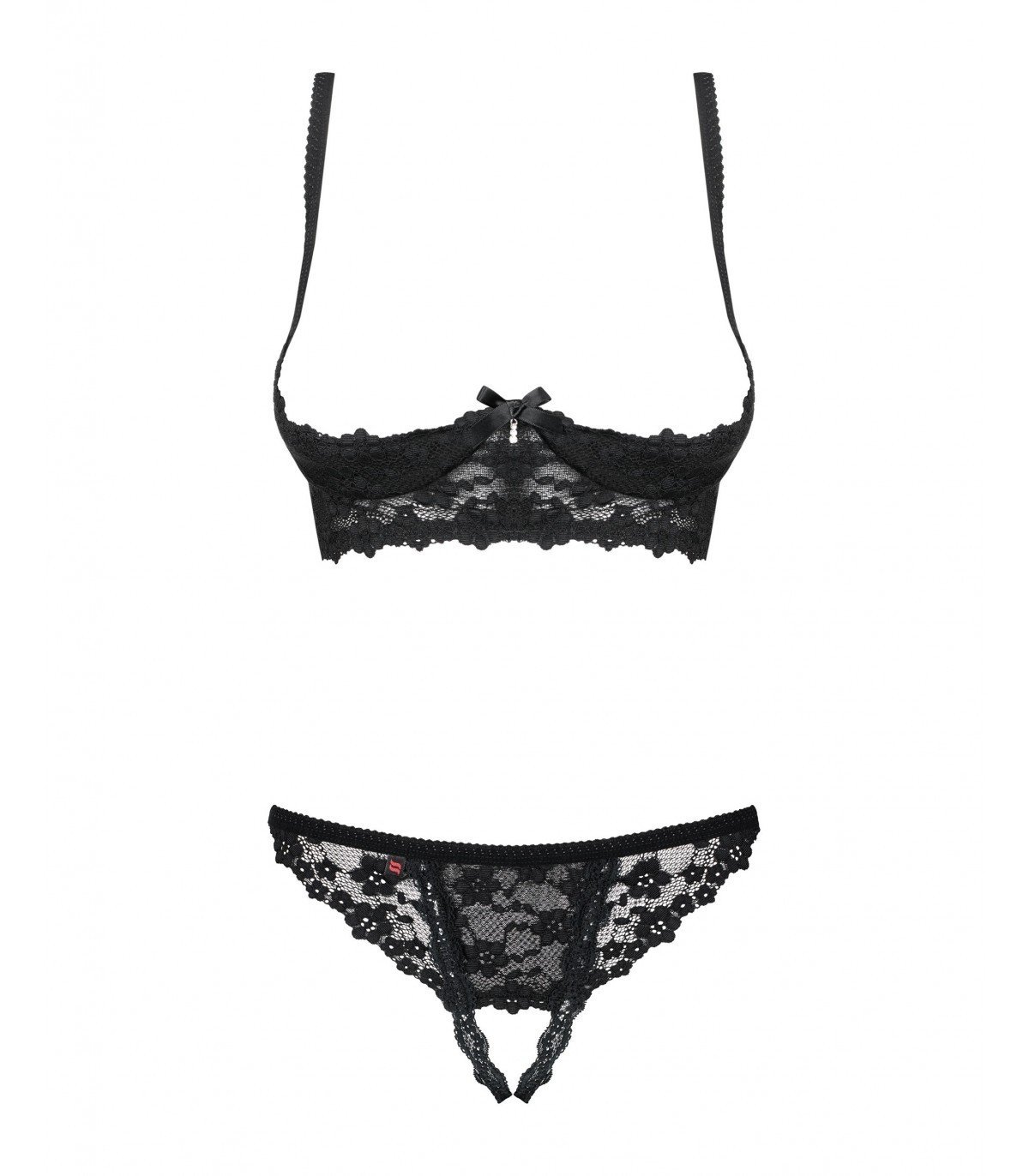 LETICA 2-PCS CUPLESS SET BLACK S/M - Imagen 3