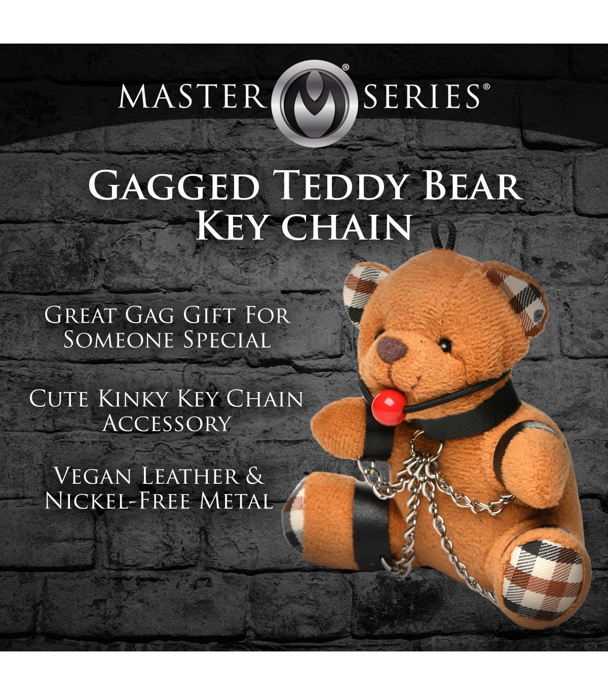 LLAVERO GAGGED TEDDY BEAR - Imagen 5