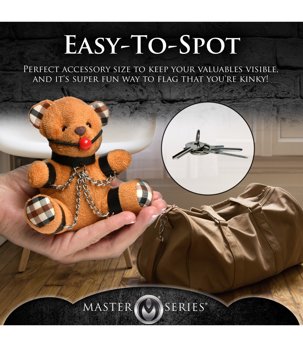 LLAVERO GAGGED TEDDY BEAR - Imagen 9