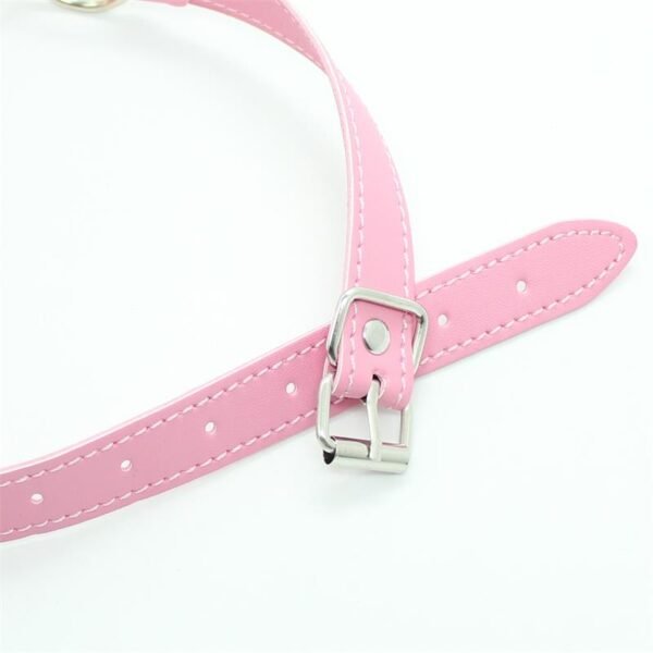 Mordaza Transpirable Ajustable Bola 4,5 cm Rosa - Imagen 5