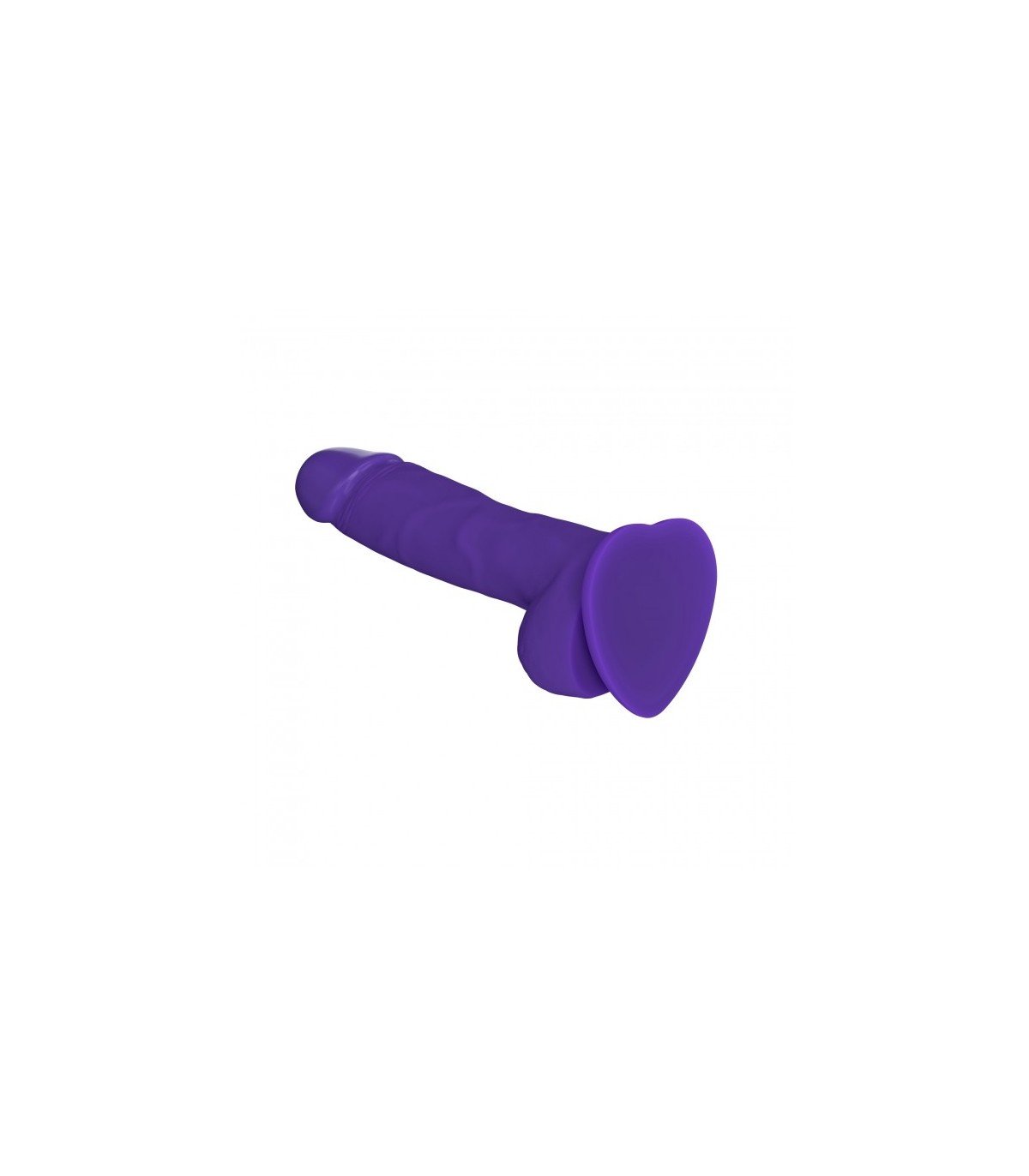 PENE REALÍSTICO SILICONA SUAVE MORADO L - Imagen 2