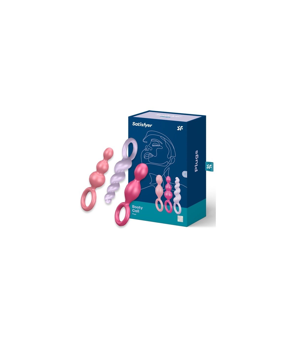 SATISFYER BOOTY CALL X 3 COLORES - Imagen 2