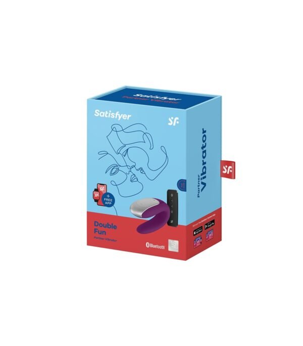 SATISFYER DOUBLE FUN C/ MANDO Y APP VIOLETA - Imagen 2