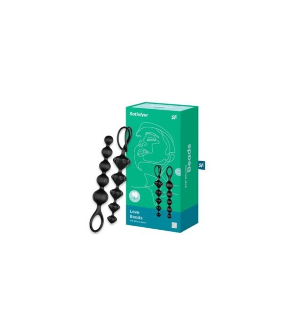 SATISFYER SET BOLAS ANALES SILICONA NEGRO VERSION 2020 - Imagen 2