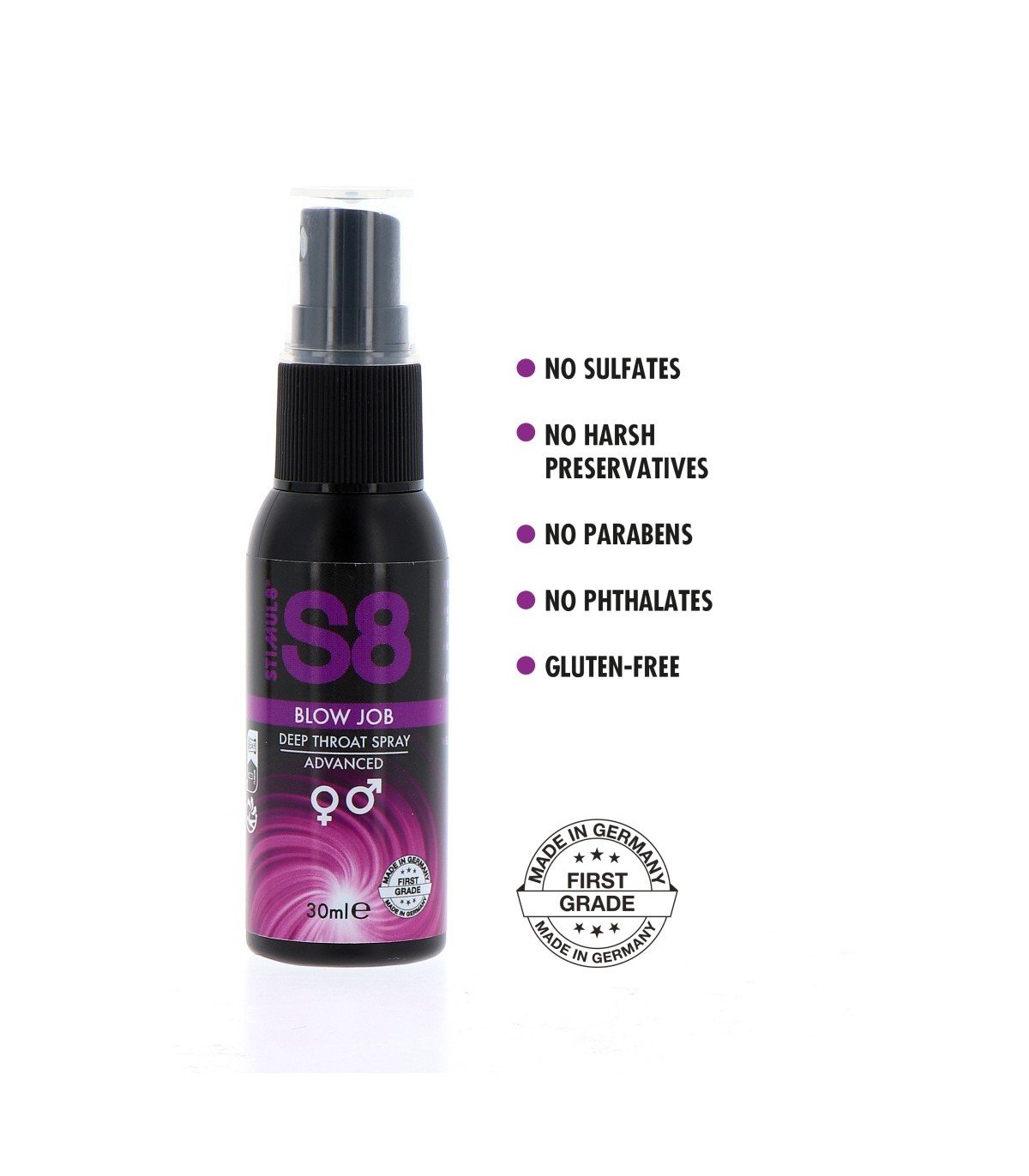 STIMUL8 SPRAY GARGANTA PROFUNDA 30 ML - Imagen 2