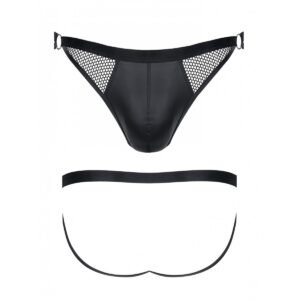 SUSPENSORIO WETLOOK CON REJILLA NEGRO S