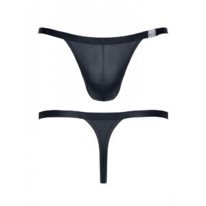 TANGA CON APERTURA NEGRO M