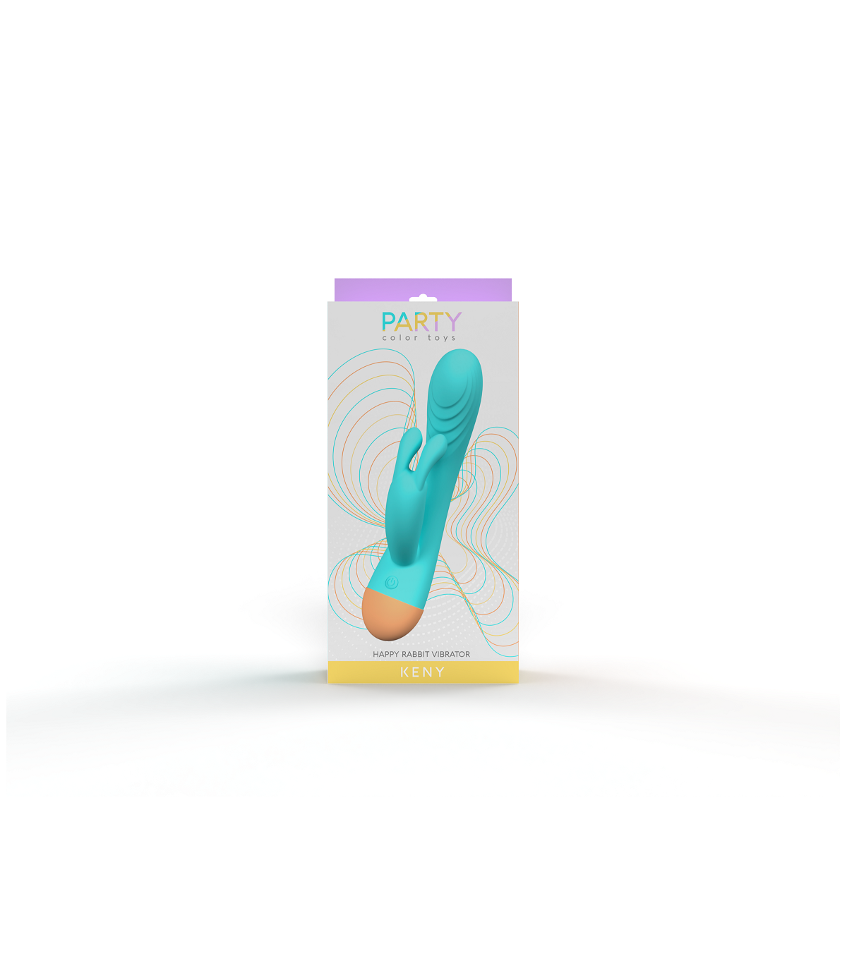 VIBRADOR KENY RECARGABLE AZUL - Imagen 6