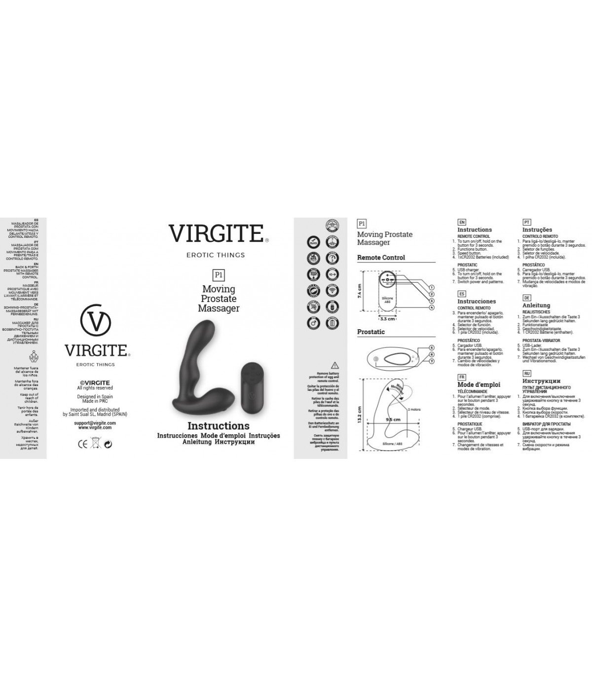 VIBRADOR PROSTÁTICO P1 C/ CONTROL REMOTO - Imagen 5