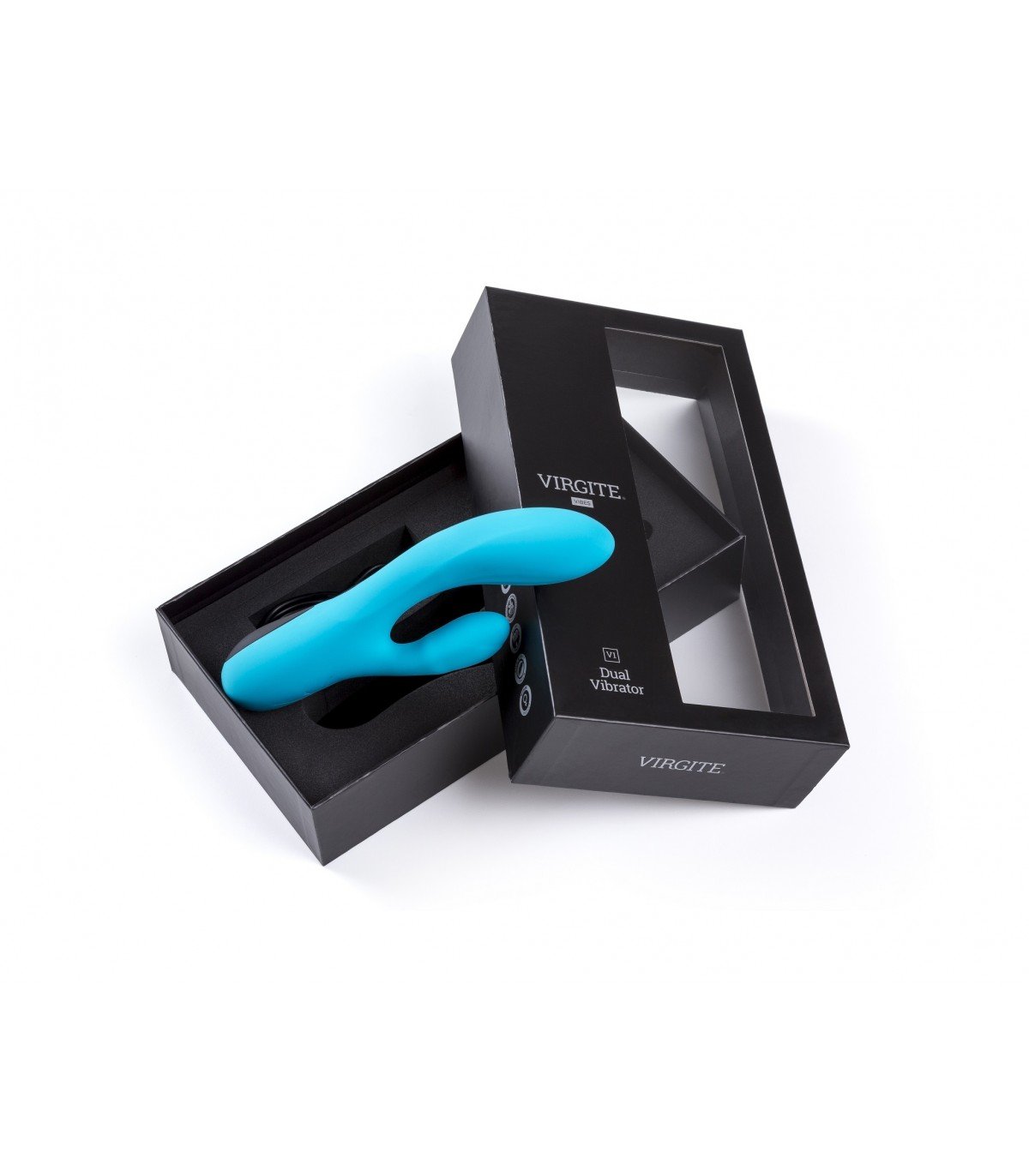 VIBRADOR RECARGABLE V1 AZUL - Imagen 2