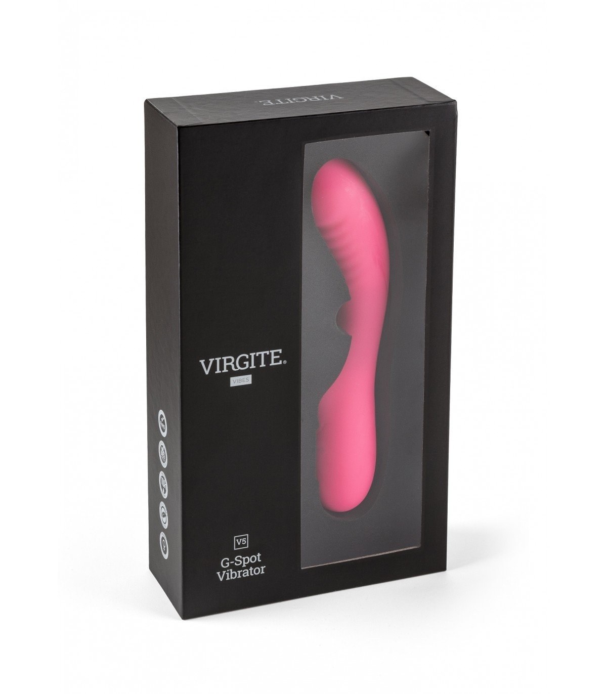 VIBRADOR RECARGABLE V5 ROSA - Imagen 2