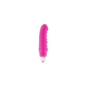 VIBRADOR SILICONA CHUBBIE ROSA