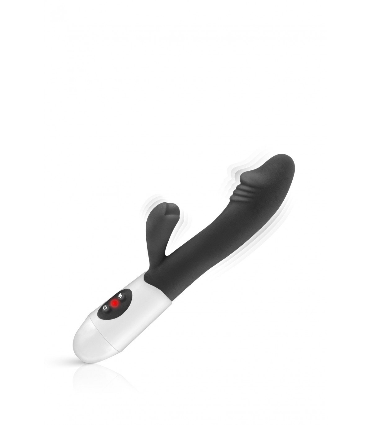 VIBRADOR SILICONA RABBIT ELYA NEGRO - Imagen 3