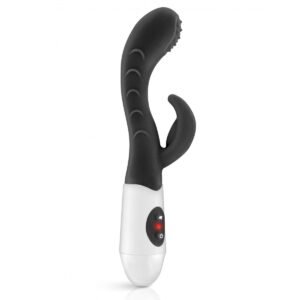 VIBRADOR SILICONA RABBIT LEOLA NEGRO