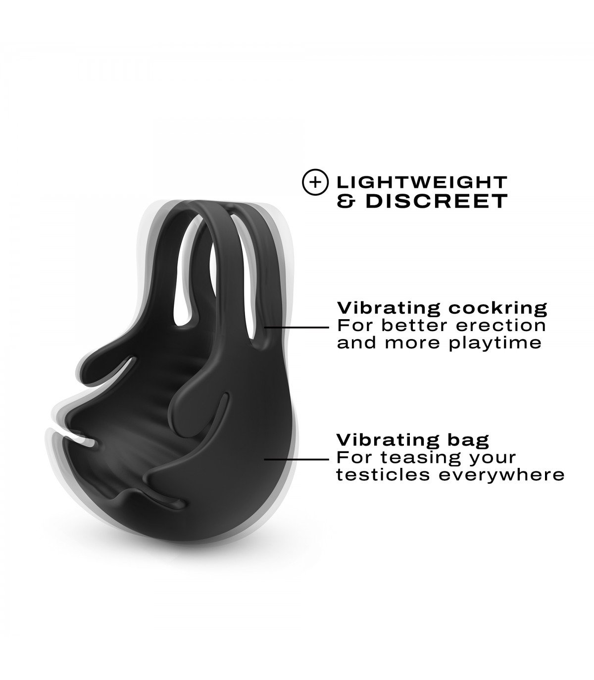 VIBRADOR TESTÍCULOS RECARGABLE FUN BAG - Imagen 2