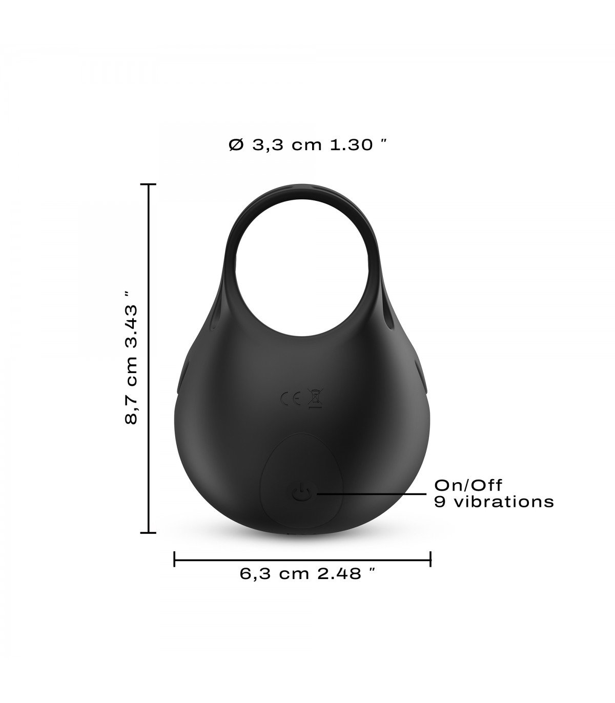 VIBRADOR TESTÍCULOS RECARGABLE FUN BAG - Imagen 4