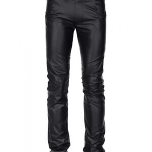 VITTORIO PANTALÓN WETLOOK CON BOLSILLOS NEGRO L