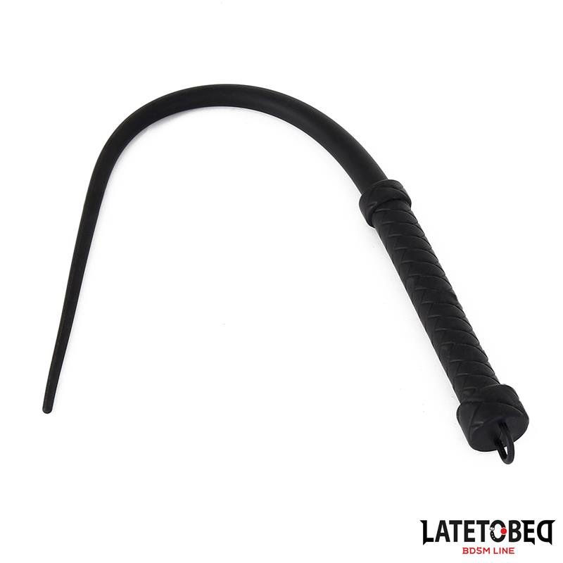 Látigo de Silicona Negro 63.5cm-LATETOBED BDSM LINE (LoveCherry) EAN: 8436615007127